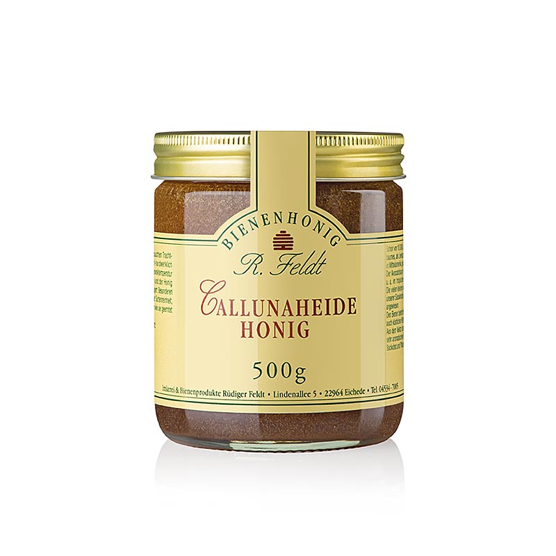 Calluna-lynghonning, rødbrun, cremet, kraftig aroma, 500 g
