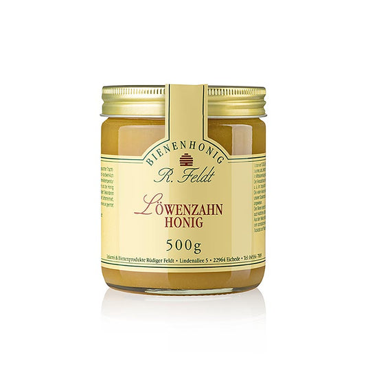 Mælkebøttehonning, mørkegul, cremet, mild og krydret, aromatisk, 500 g