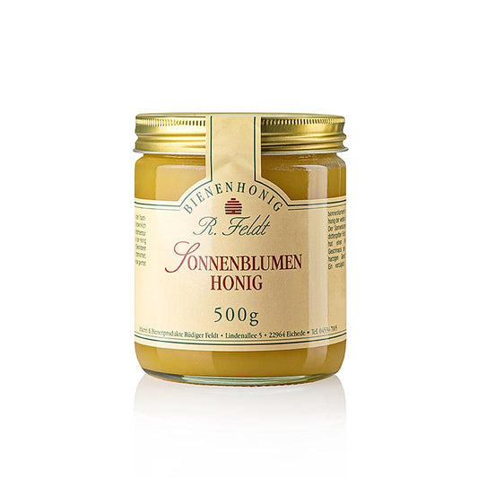 Solsikkehonning, solgul, cremet, mildt aromatisk, 500 g
