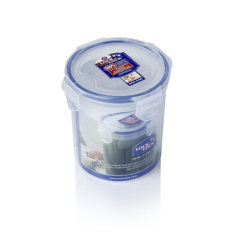 Friskhedsboks Lock & Lock, 700 ml, rund 101x118 mm, 1 stk