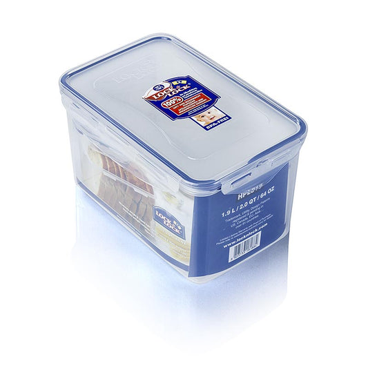 Lock & Lock friskhedsboks, 1,9 l, rektangulær 207x134x120 mm, 1 stk