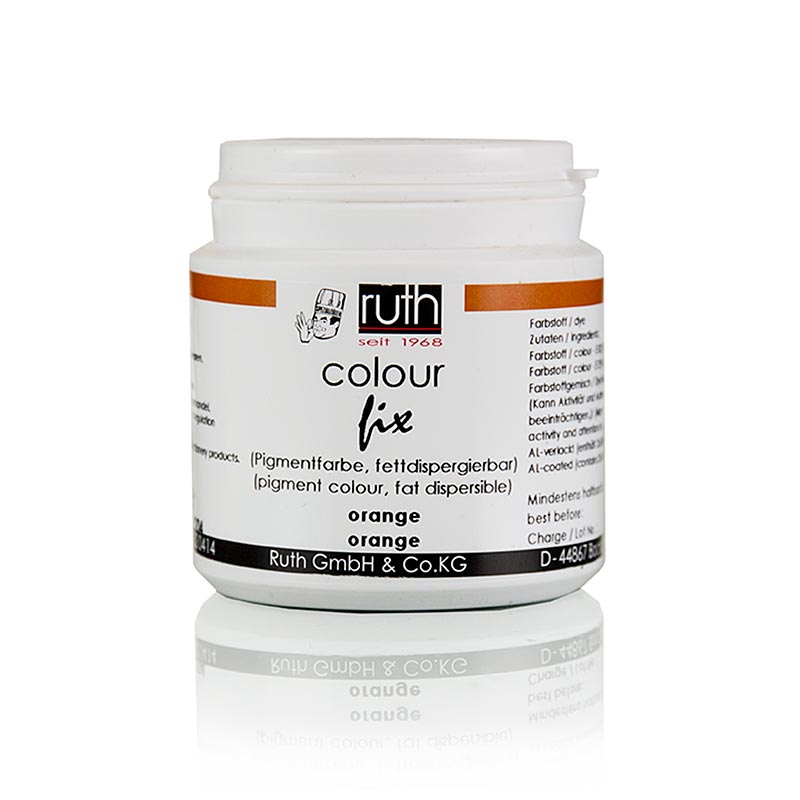 Pigmentfarve, orange, fedtopløseligt pulver, 9204, Ruth, 20 g