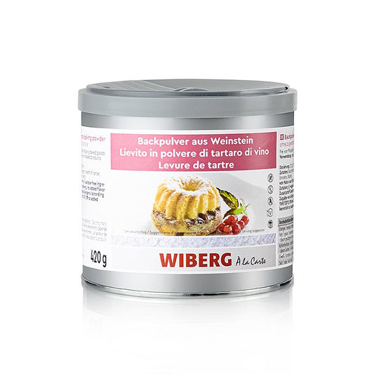 Wiberg bagepulver af vinsten, uden tilsat fosfat, 420 g