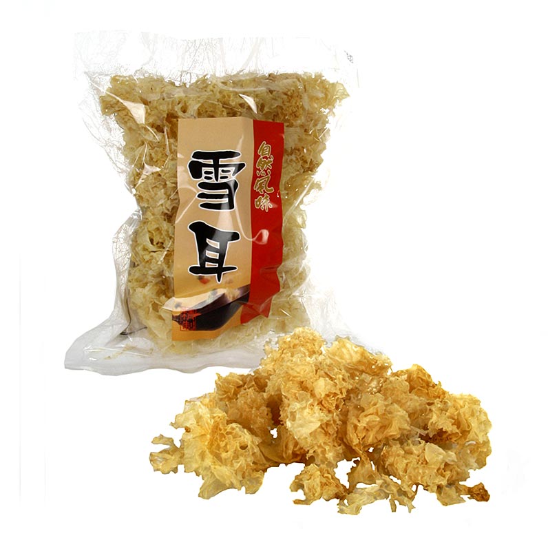 White Fungus - Sølvøret, krøllet hvid asiatisk svamp, tørret, 100 g