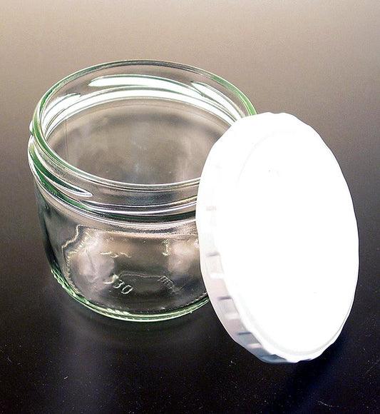 Måleglas, ø 82 mm, 230 ml, rundt, uden låg, 1 stk