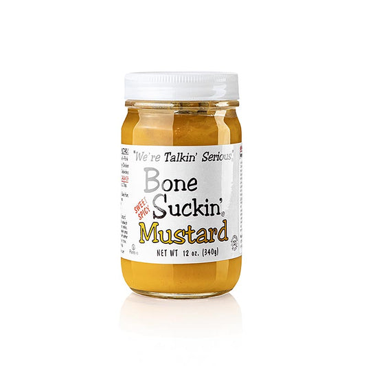 Bone Suckin´ Mustard Sweet and Hot, BBQ-sennep, Ford´s Food, 325 ml