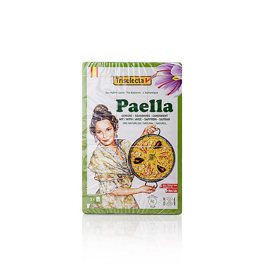 Paella-krydderi, med ægte safran, 3x3 g, 9 g