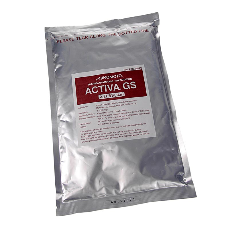 Activa Transglutaminase GS (SB), til fisk – må ikke sælges til forbrugere, 1 kg