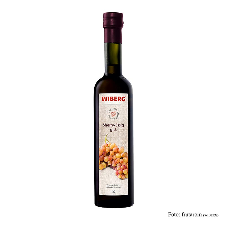 Wiberg sherryeddike Reserva, fremstillet af Pedro Ximénez-druer, 7 % syre, 500 m