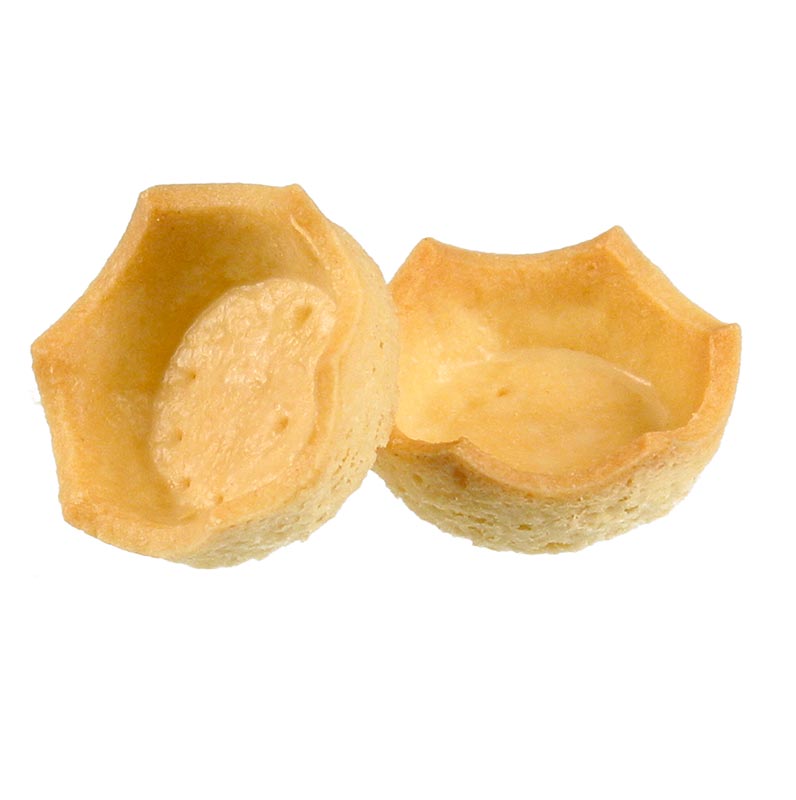 Dessert-tarteletter - Royal, lyse, kronekant, ø 5 cm, H 1,5 cm, mørdej, 1,73 kg