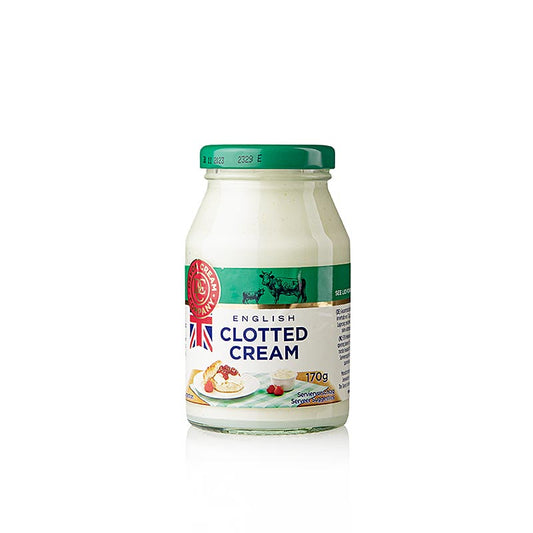 Engelsk clotted cream, fast flødecreme, 55 % fedt, 170 g