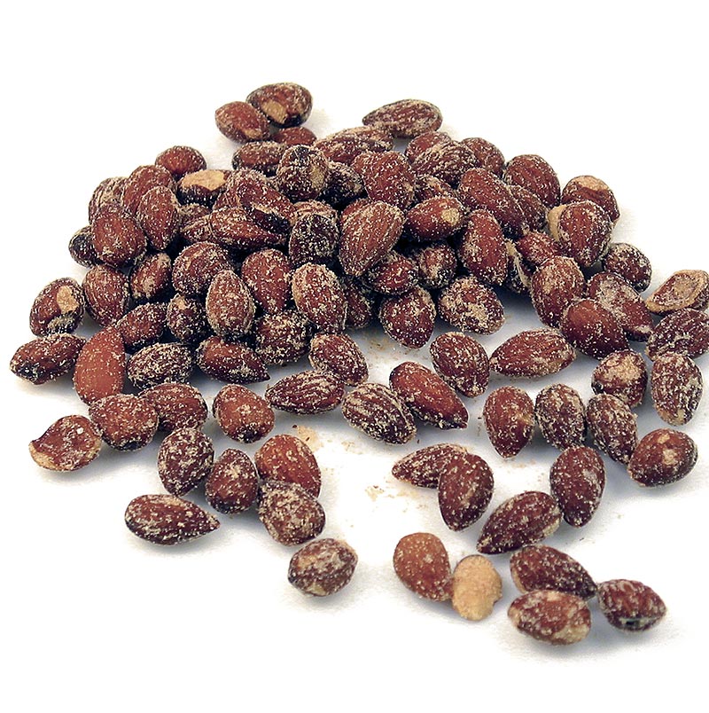 Røgede mandler, hele, saltede - Premium, 1 kg