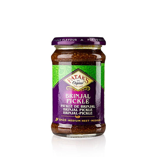 Brinjal aubergine-pickles, medium, Patak´s, 312 g