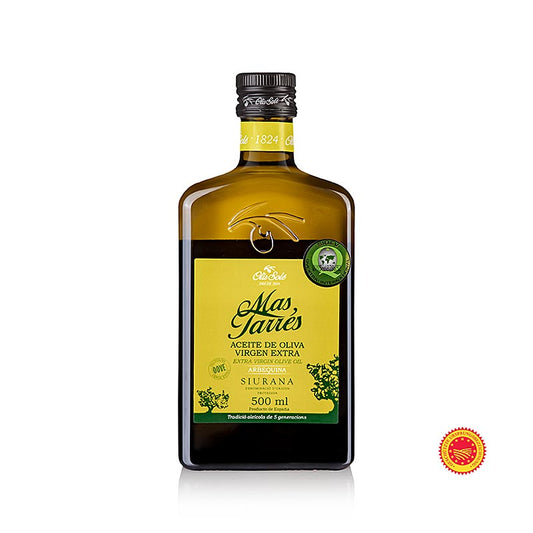Ekstra jomfruolivenolie, Mas Tarrés Oliva Verde, Arbequina, DOP/g.U. Siurana, 500 ml