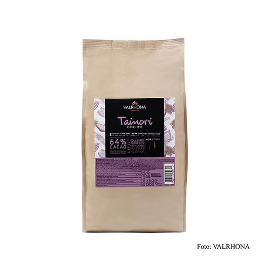 Valrhona Tainori "Grand Cru", chokolade til overtræk, callets, 64 % kakao, Den D