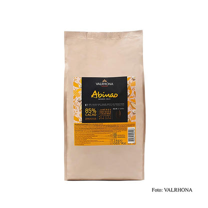 Valrhona Abinao "Grand Cru", mørk couverture, callets, 85 % kakao, Afrika, 3 kg