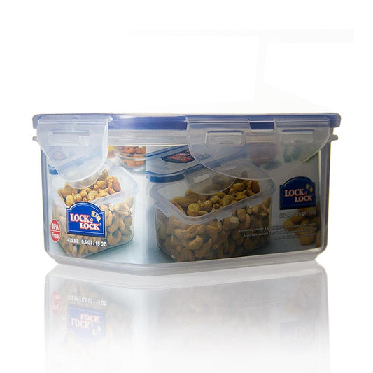 Friskboks Lock & Lock, 470 ml, rektangulær 137x104x70 mm, 1 stk