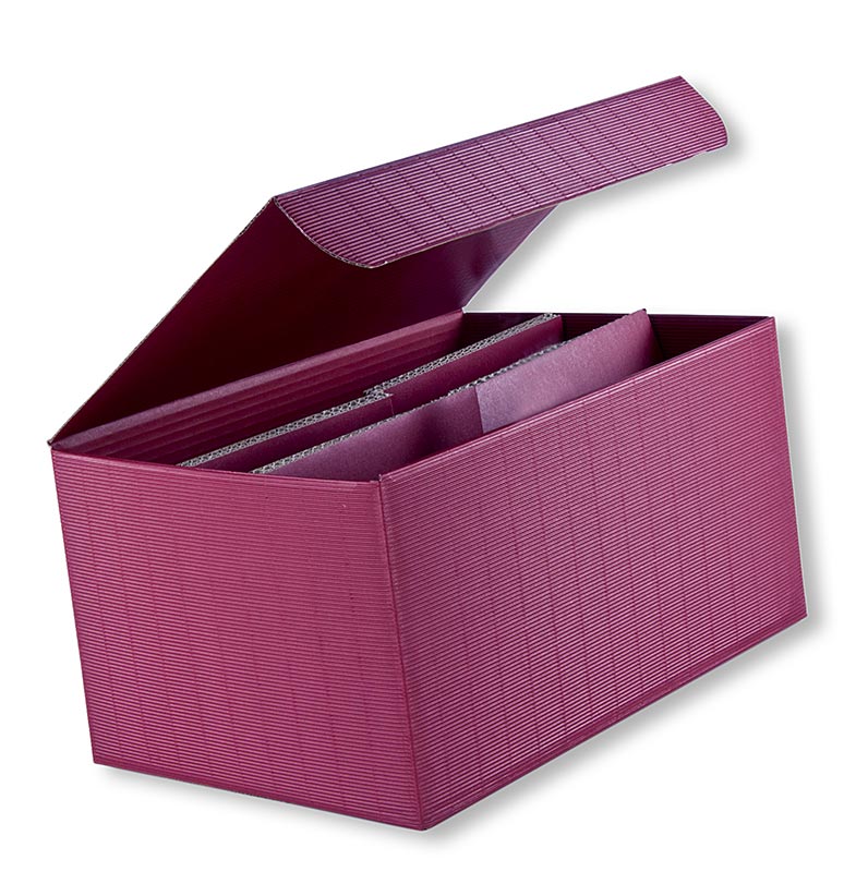 Vinpræsentationsæske, bordeaux, til 6 flasker à 0,75 l, 1 stk.