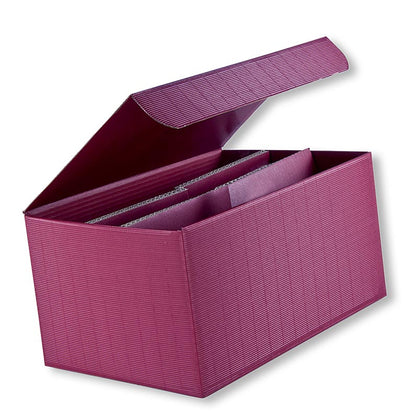 Vinpræsentationsæske, bordeaux, til 6 flasker à 0,75 l, 1 stk.