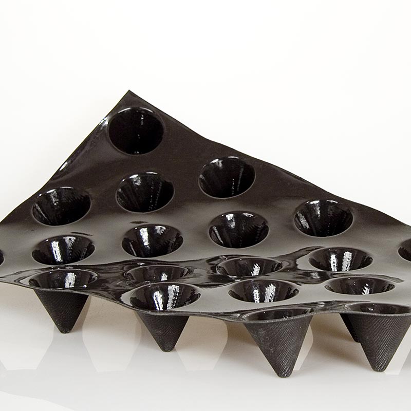 Flexipan-måtte 60x40 cm, 20 kegler, ø 70 mm, 60 mm dyb, 80 ml, nr. 1094, 1 stk.