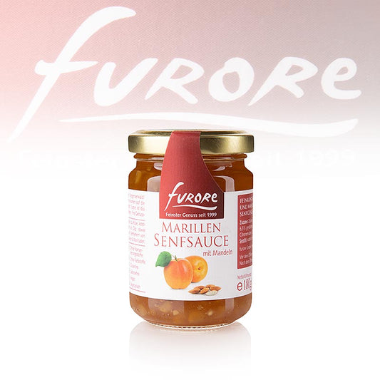 Furore - Abrikos-sennepsauce, med mandler, 130 ml