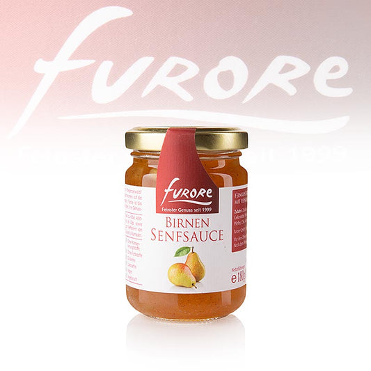 Furore - Pære-sennepsauce, med stykker, 130 ml