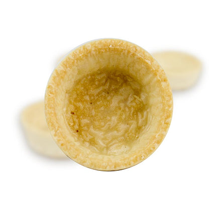 Snack-tarteletter, runde, ø 5 cm, lyse, salte, 1,55 kg, 184 stk