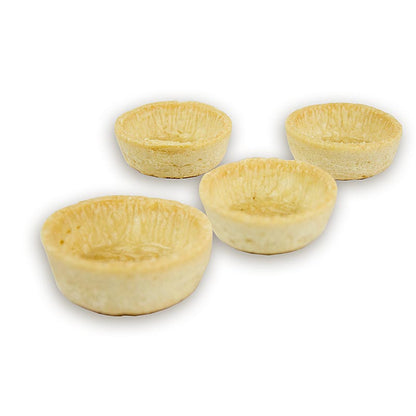 Snack-tarteletter, runde, ø 5 cm, lyse, salte, 1,55 kg, 184 stk