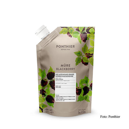 Puré – brombær, med sukker, 1 kg