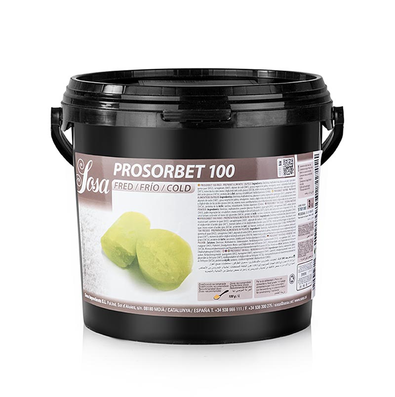 Pro Sorbet 100 kold, stabilisator til sorbet, 3 kg