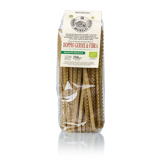 Pasta Morelli 1860, Ricciolina, med hvedekim, økologisk, 250 g