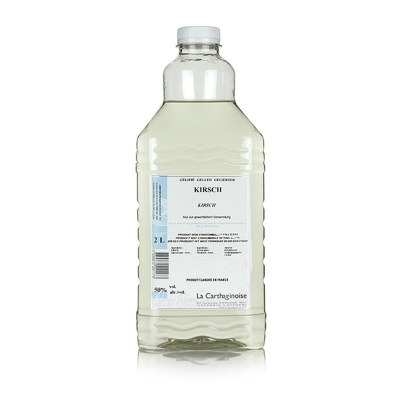 Kirsch Pur, 50 % vol., gel til konditori og isfremstilling, 2 l