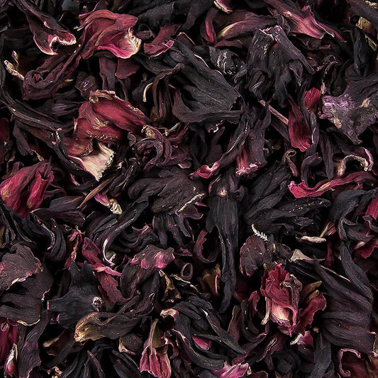 Hibiskusblomster, tørrede, 1 kg
