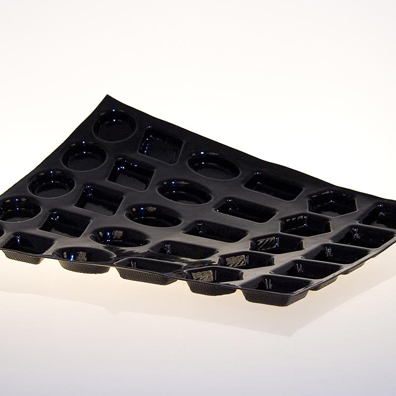 Flexipan-måtte 40 x 30 cm, 30 multifunktionelle forme, 6 forskellige, 12 mm dyb, 1 St