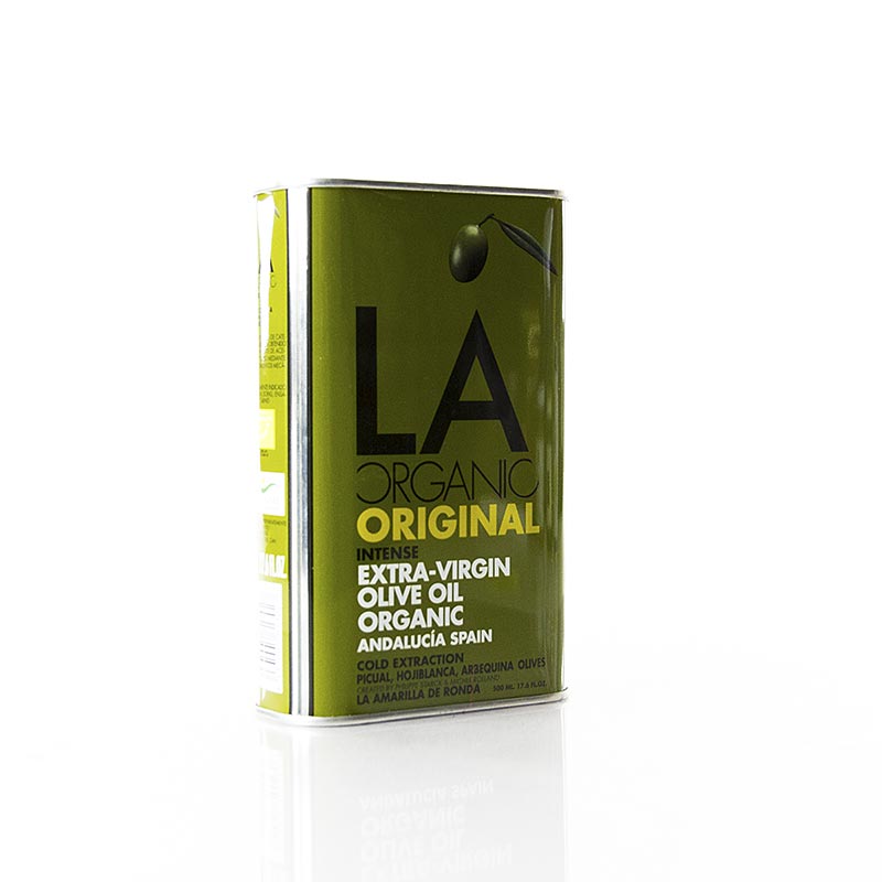 Ekstra jomfruolivenolie, La Ronda Intenso Eco (dunk af Philippe Starck), økologi