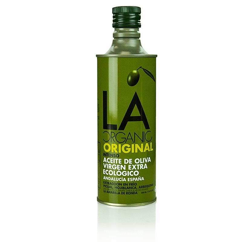 Ekstra jomfruolivenolie, La Ronda Intenso Eco (dunk af Philippe Starck), økologi