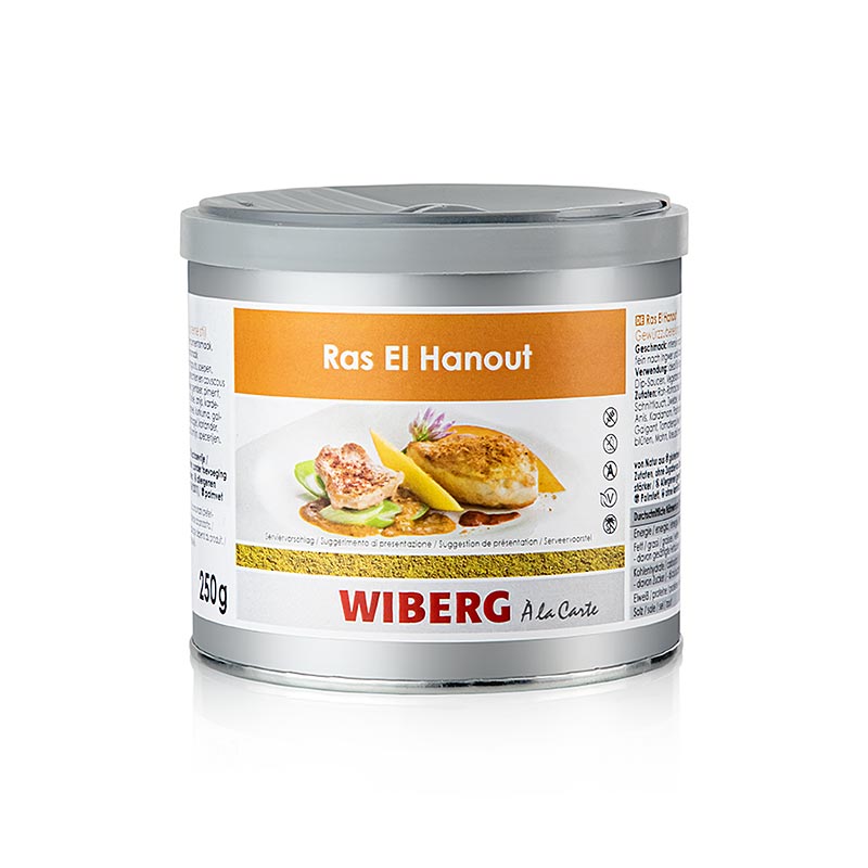 Wiberg Ras El Hanout, krydderiblanding i orientalsk stil, 250 g