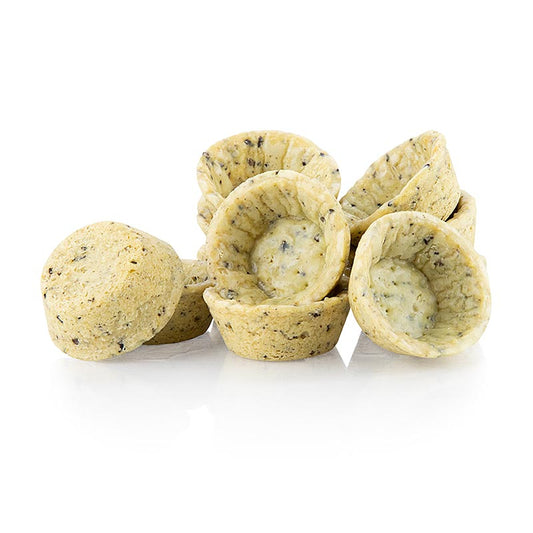 Mini snack-tarteletter, oliven-rosmarin-dej, runde, ø 4,2 cm, 1,02 kg, 160 St