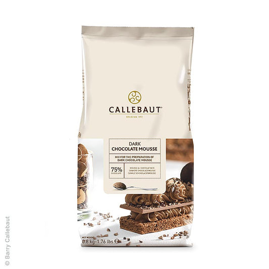 Chokolademousse - pulver, mørk, 800 g