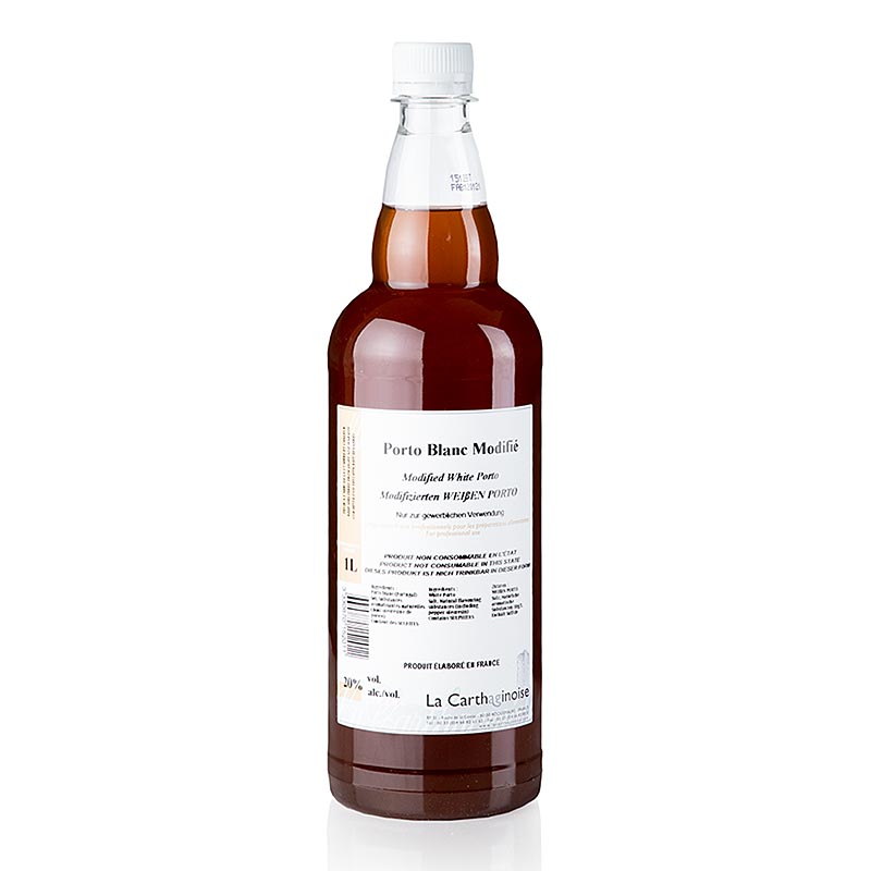Hvid portvin – modificeret med salt og peber, 20 % vol., La Carthaginoise, 1 l