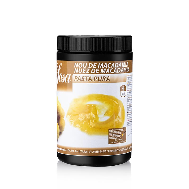 Sosa-pasta – macadamianød, 100 %, 1 kg