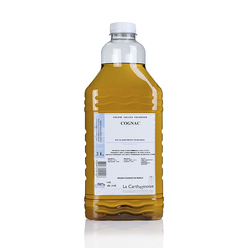 Cognac, 50 % vol., tyktflydende til konditori og isfremstilling, 2 l