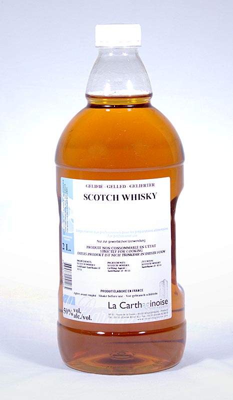 Scotch Whisky, 50 % vol., tyktflydende til konditori & isproduktion, 2 L
