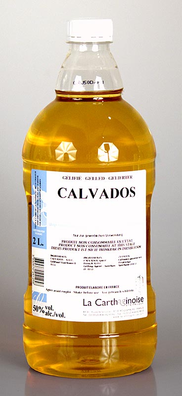Calvados, 50 % vol., gel til konditori og isproduktion, 2 l