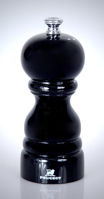 Peugeot saltkværn PARIS, 12 cm høj, sort bøg, 1 stk