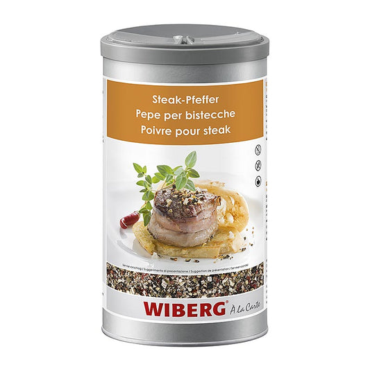 Wiberg Steakpeber, krydderiblanding, grov, 650 g