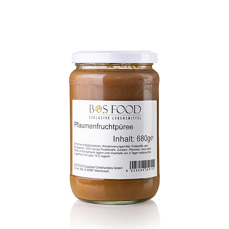 Puré/kerner – blomme, fint passeret, 680 g