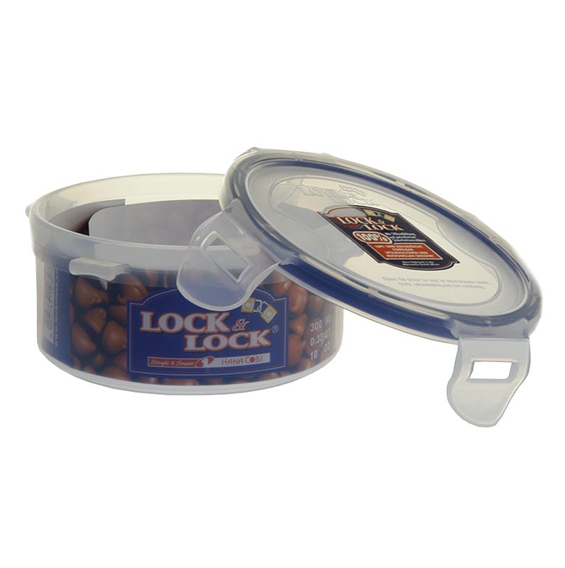 Friskhedsboks Lock & Lock 300 ml, rund 114x55 mm, 1 stk
