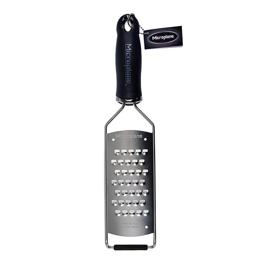 Gourmet-serien – meget grov rivejern, sort håndtag/soft-touch, 1 stk