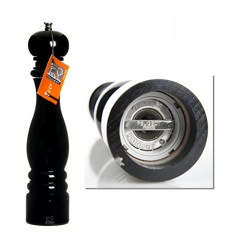 Peugeot saltkværn PARIS U´SELECT, 30 cm høj, justerbar, sort bøg, 1 stk